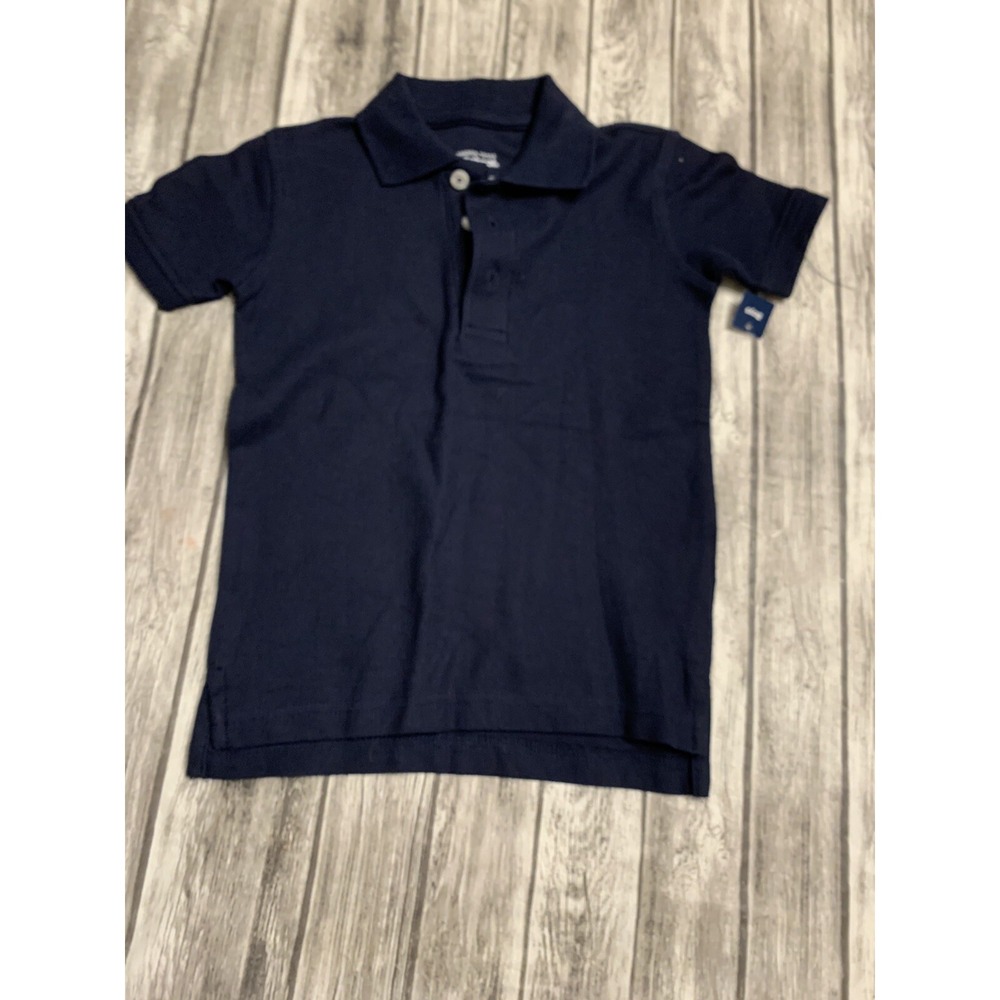 French Toast Boys Short‎ Sleeve  Polo Shirt School Uniform Blue Size 3T